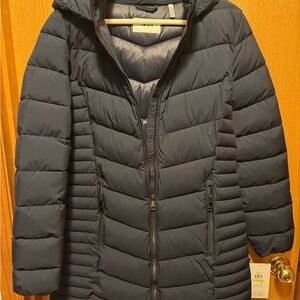 DKNY Women’s Navy Puffer Jacket